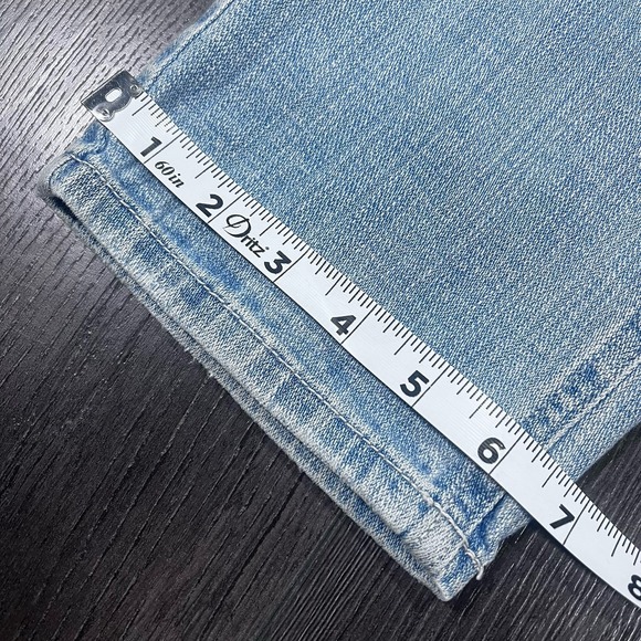 Cosmic Blue Love‎ Jeans Womens Size 32 Blue Light Wash Denim 30x28 Blue Stretch - Picture 6 of 8